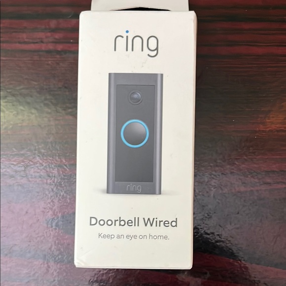 Ring Doorbell Wired - Black - Picture 1 of 6